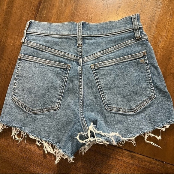 MADEWELL THE PERFECT JEAN SHORT BLUE SIZE 25 - Picture 4 of 6